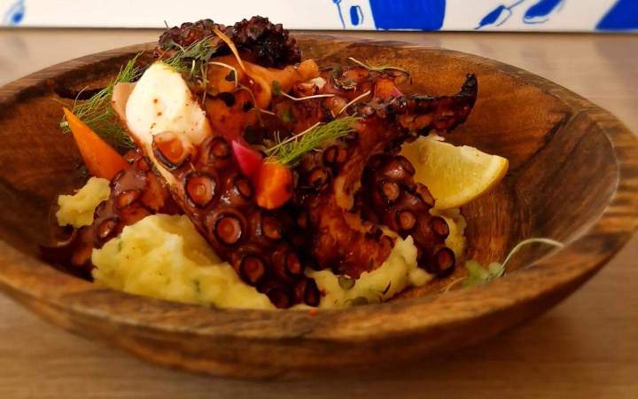 Salade de poulpe de roche La Côte Bleue