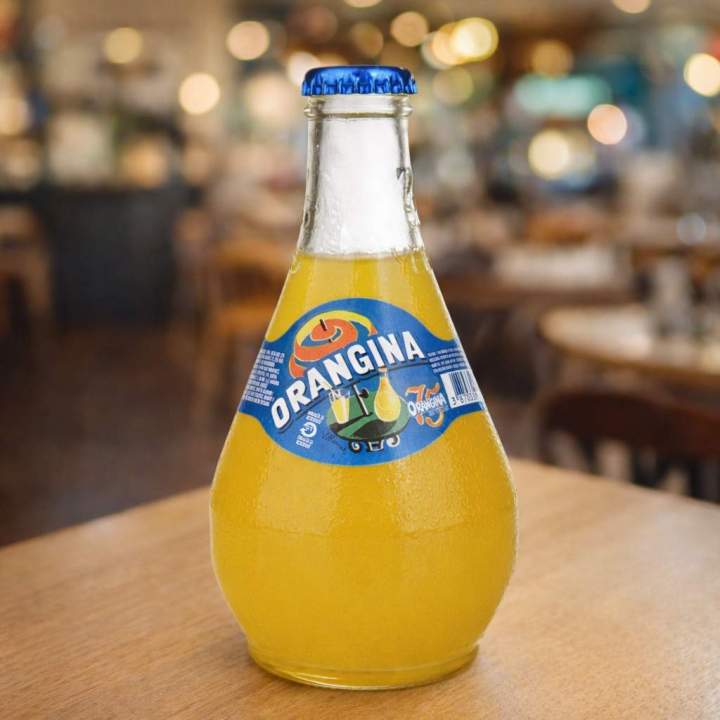 Boutielle d'Orangina La Côte Bleue