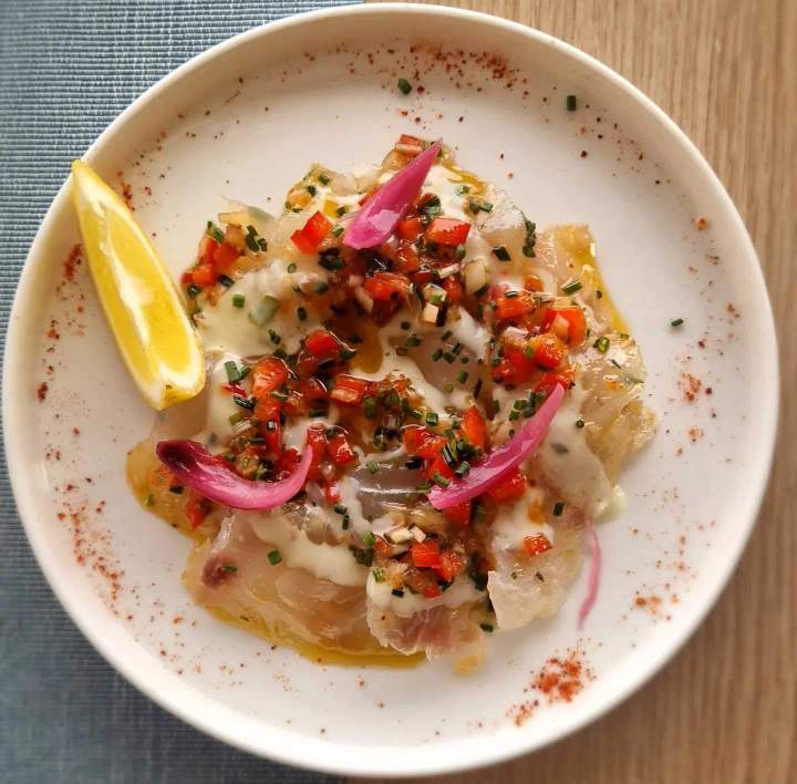 Ceviche de Daurade à la tahitienne La Côte Bleue