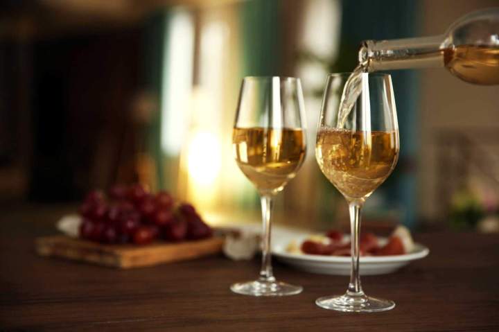 Verres de vin blanc La Côte Bleue